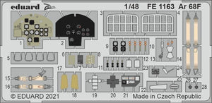 Eduard FE1163 Ar 68F RODEN 1/48