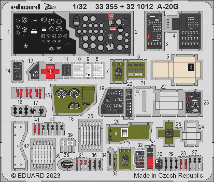 Eduard BIG33156 A-20G HONG KONG MODELS 1/32 – Bild 5