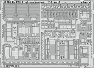 Eduard 49905 He 111H-6 radio compartment 1/48 ICM – image 2