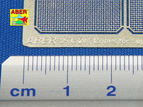Aber 35G24 Grilles for german super heavy tank E-100 1/35 – image 3