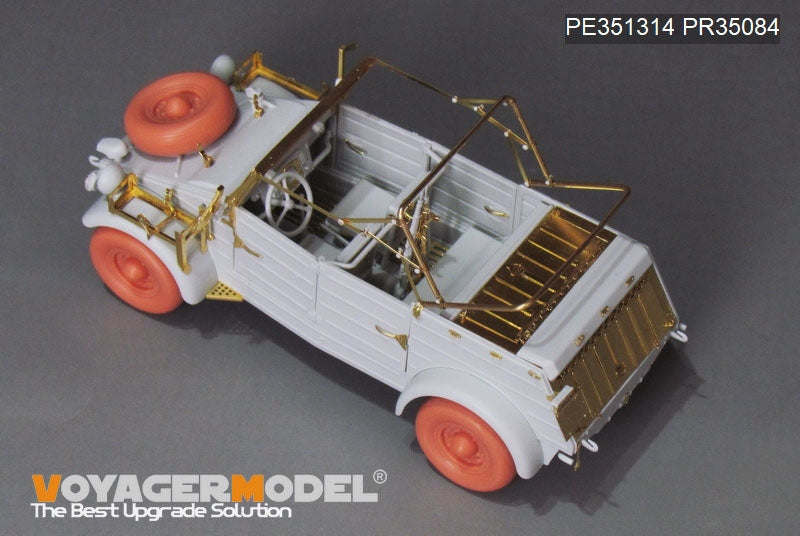 Voyager Model PE351314 WWII German Kubelwagen Type 82 Africa Troop Version Upgrade Set For MENG VS-015 1/35 – image 5