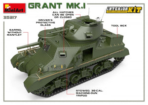 MiniArt 35217 Grant Mk.I w/interior 1/35 – image 9