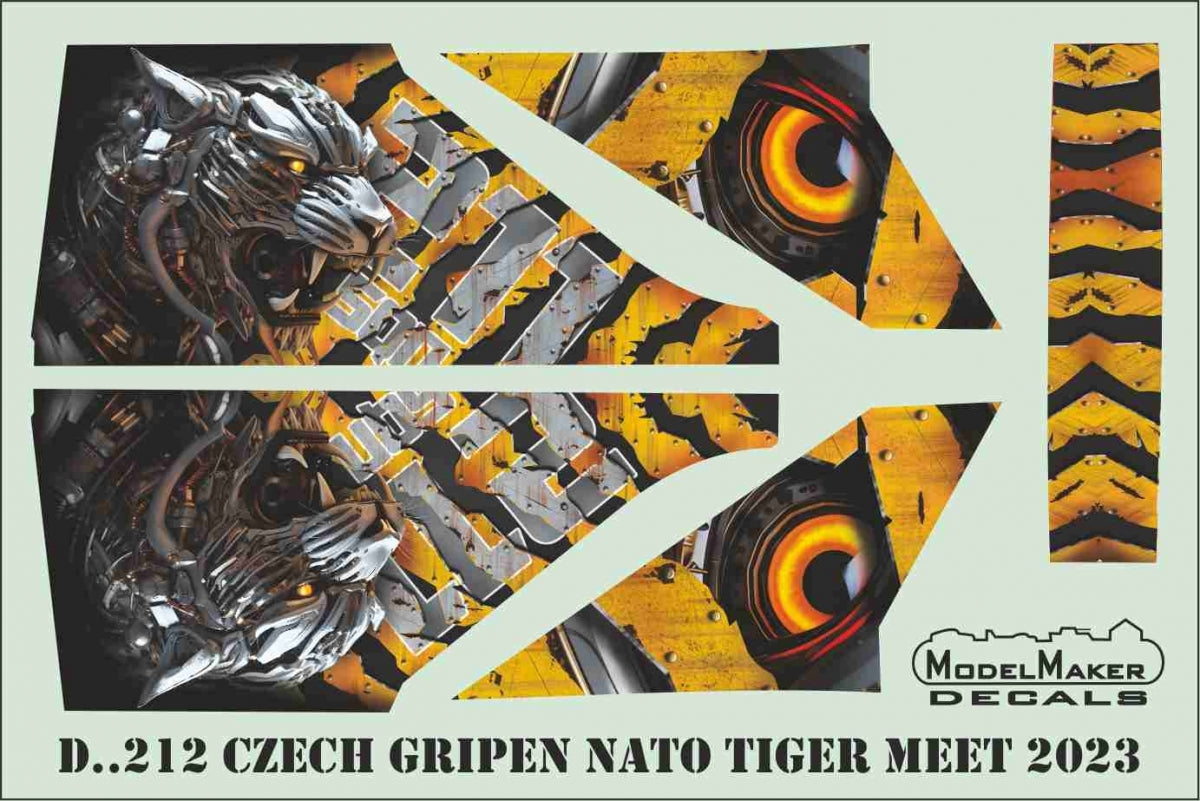 ModelMaker Decals D48212 Czech Gripen NATO Tiger Meet 2023 1/48 – image 2
