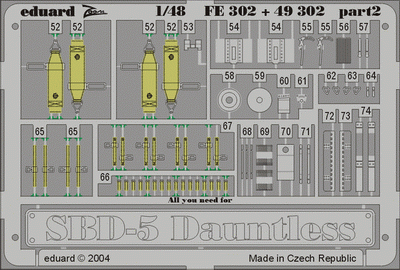 Eduard FE302 SBD-5 ACCURATE MINIATURES 1/48 – image 2