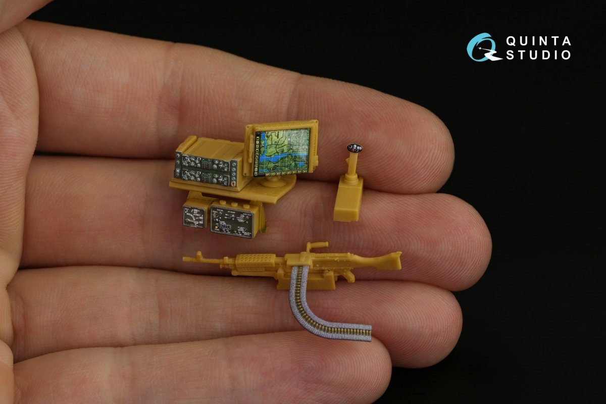 Quinta Studio QD35043 HUMVEE Family 3D-Printed &amp;amp; colored Interior on decal paper (Bronco) 1/35 – Bild 3