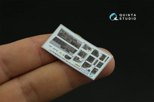 Quinta Studio QDS-48279 F/A-18C early 3D-Printed &amp;amp; colored Interior on decal paper (HobbyBoss)(Small version) 1/48 – Bild 4