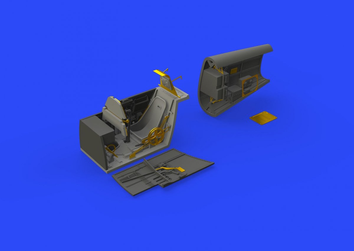 Eduard 648472 Bf 109E cockpit &amp;amp; radio compartment 1/48 EDUARD – image 3