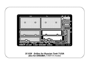 Aber 35G29 Grilles for Russian Tank T-55A also for T-55 ENIGMA 1/35 – Bild 8