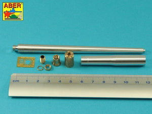 Aber 35L-264 Barrel with muzzle brake for German Krupp 12.8cm PAK 44 anti-tank gun (Great Wall) 1/35 – imagen 2