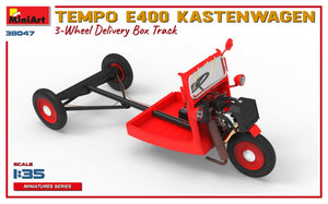 MiniArt 38047 TEMPO E400 KASTENWAGEN 3-WHEEL DELIVERY BOX TRACK 1/35 – image 9