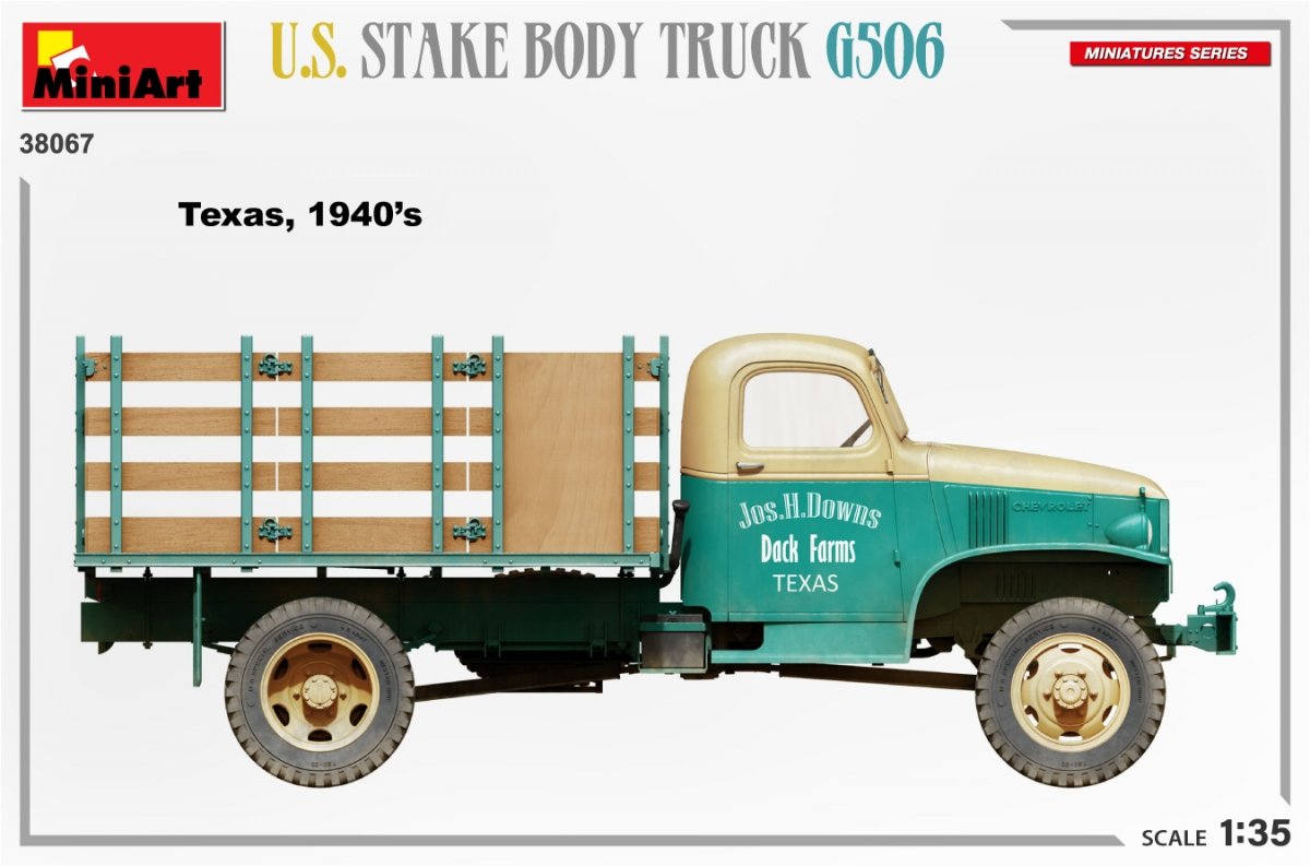 MiniArt 38067 US STAKE BODY TRUCK G506 1/35 – Bild 9