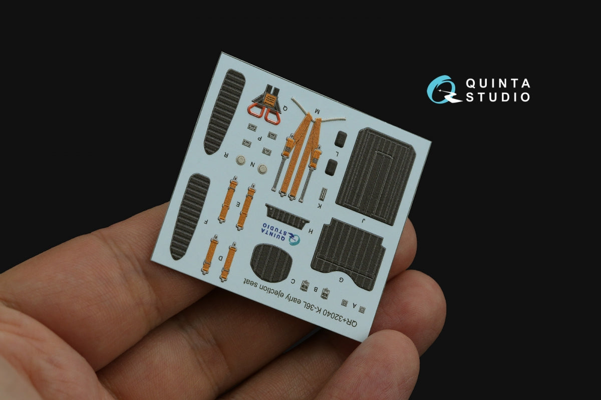 Quinta Studio QR+32040 K-36L (early) ejection seat (for Su-25 aircraft until 2007) (All kits) 1/32 – obrázek 4