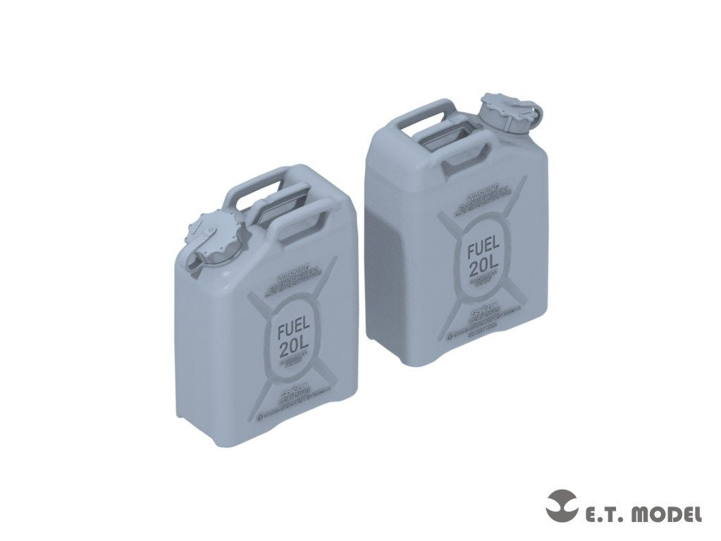 ET Model P72-002 US ARMY 20L FUEL CANS SET (3D Print) 1/72 – obrázek 2