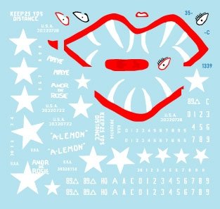 Star Decals 35-C1339 Korean War - M4A3E8 Sherman # 5. 89th Tk Bn Easy Eight Shermans in Korea. With and without tiger face.1/35 – imagen 2
