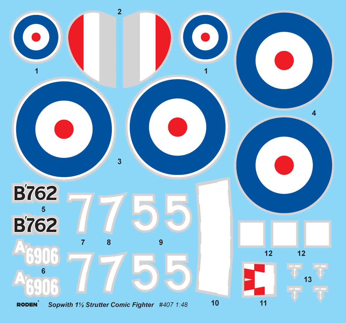 Roden 407 Sopwith Strutter Comic Fighter 1/48 – image 3