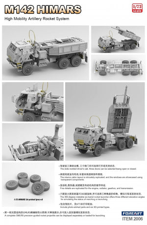 ForeArt 2006 M142 HIMARS High Mobility Artilery Rocket System 1/72 – imagen 3