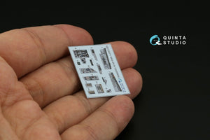 Quinta Studio QD72071 MiG-29 9-12 3D-Printed &amp;amp; colored Interior on decal paper (GWH) 1/72 – image 3