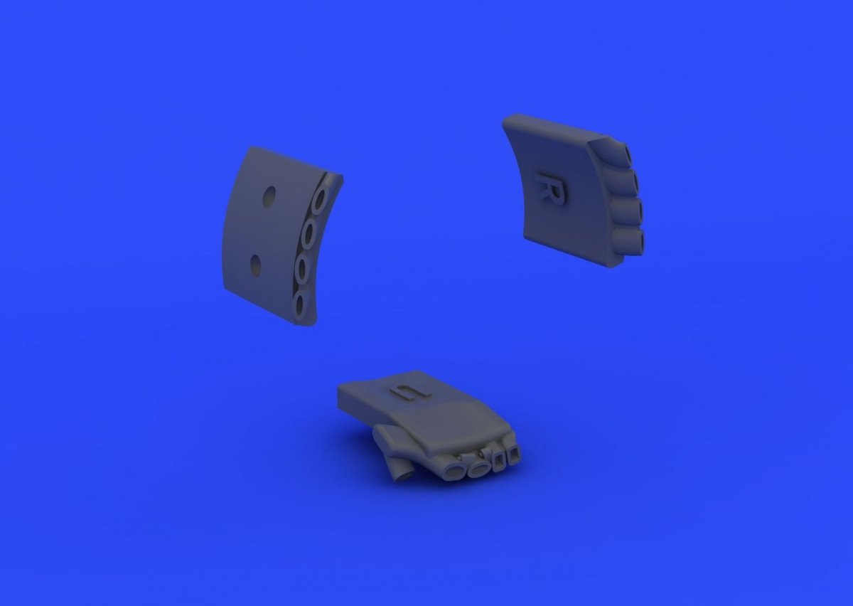 Eduard 672085 Fw 190A exhaust stacks 1/72 (EDUARD) – Bild 4