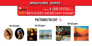 MiniArt 38084 REFUGEES. MUSICIAN FAMILY 1/35 – obrázek 2