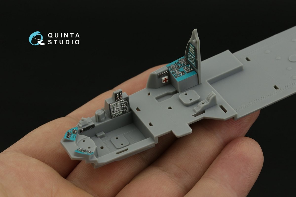Quinta Studio QD48356 Mi-24D 3D-Printed &amp;amp; colored Interior on decal paper (Trumpeter) 1/48 – Bild 13