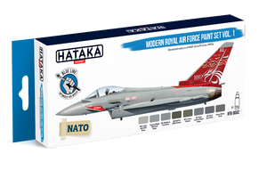 Hataka HTK-BS52 BLUE LINE – Modern Royal Air Force paint set vol. 1 8x17ml