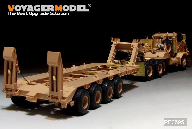 Voyager Model PE35951 Modern US Army M911 C-HET &amp;amp;M747 Heavy Equipment Semi-Trailer For MENG SS-013 1/35 – imagen 4