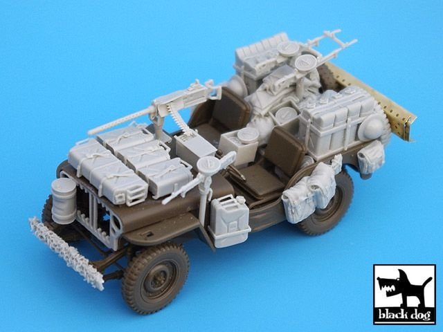 Black Dog T35014 British SAS Jeep Africa for TamiyaItaleri 1/35 – immagine 3