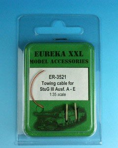 Eureka XXL ER-3521 Câble de remorquage pour StuG-III Ausf. AE 1/35