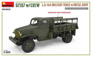 MiniArt 35383 G7107 w/CREW 1.5t 4X4 CARGO TRUCK w/METAL BODY 1/35 – Bild 3