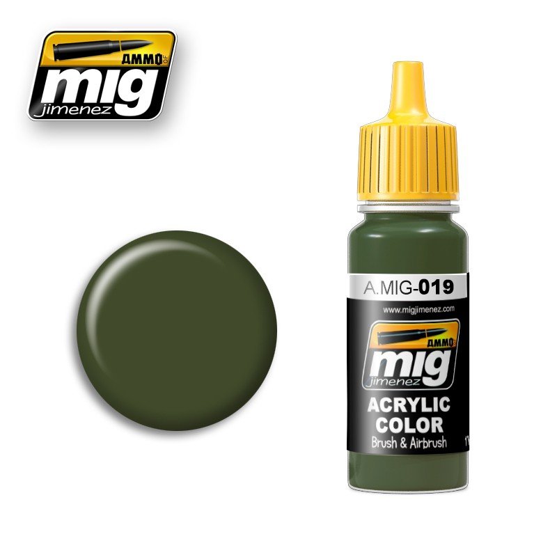 Munitions de Mig Jimenez 0019 4BO Vert russe