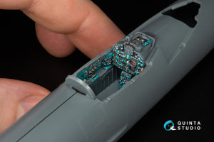 Quinta Studio QD+48579 MiG-21SMT Fishbed-K 3D-Printed &amp;amp; colored Interior on decal paper (Eduard) (with 3D-printed resin parts) 1/48