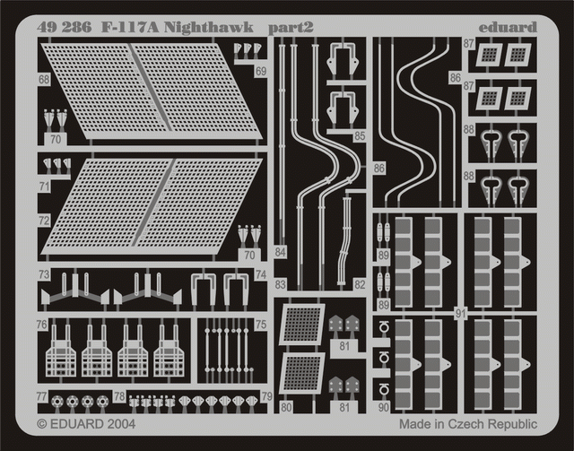 Eduard 49286 F-117A 1/48 Tamiya – obrázek 2