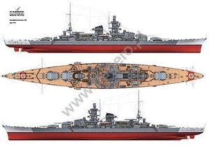 Kagero 7035 The German Battleship Scharnhorst EN/PL – image 5