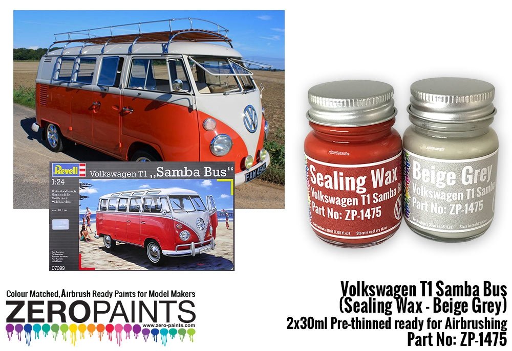 Zero Paints ZP-1475-1 Volkswagen T1 Samba Bus Sealing - Gray 2x30ml