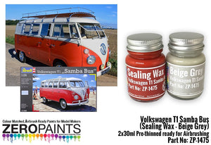 Zero Paints ZP-1475-1 Volkswagen T1 Samba Bus Sealing - Gray 2x30ml