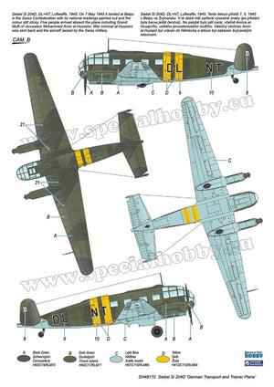 Special Hobby 48170 Siebel Si 204D &amp;#39;German Transport and Trainer Plane&amp;#39; 1/48 – image 5