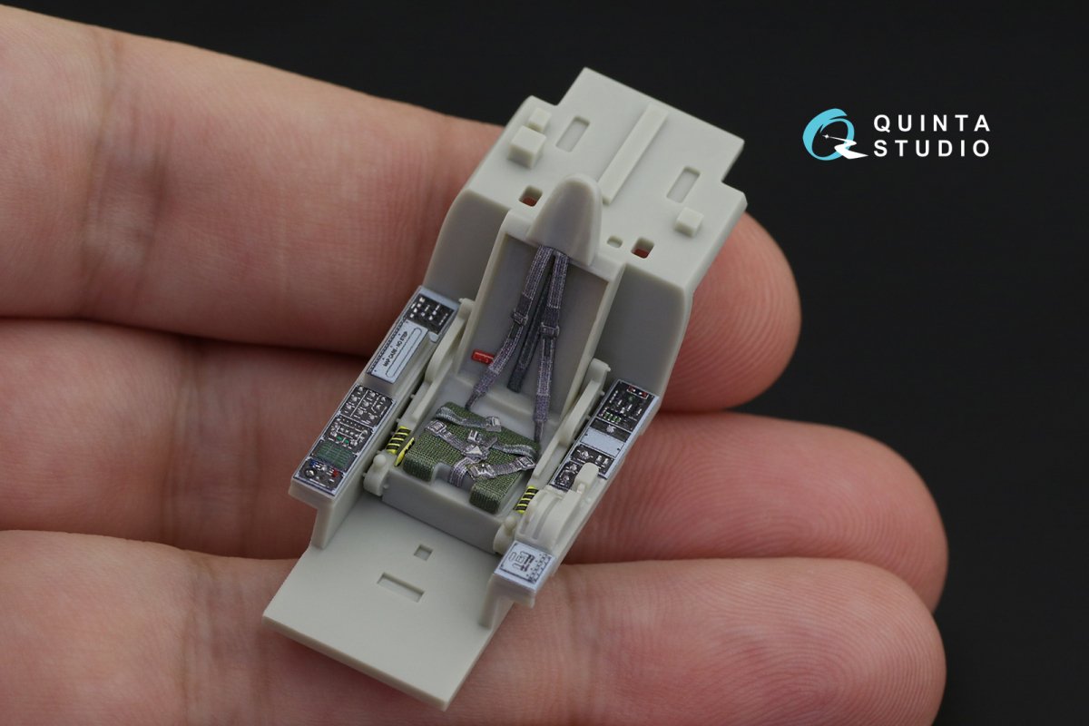 Quinta Studio QD48219 F-5E 3D-Printed &amp;amp; colored Interior on decal paper (AFV club) 1/48 – obrázek 6