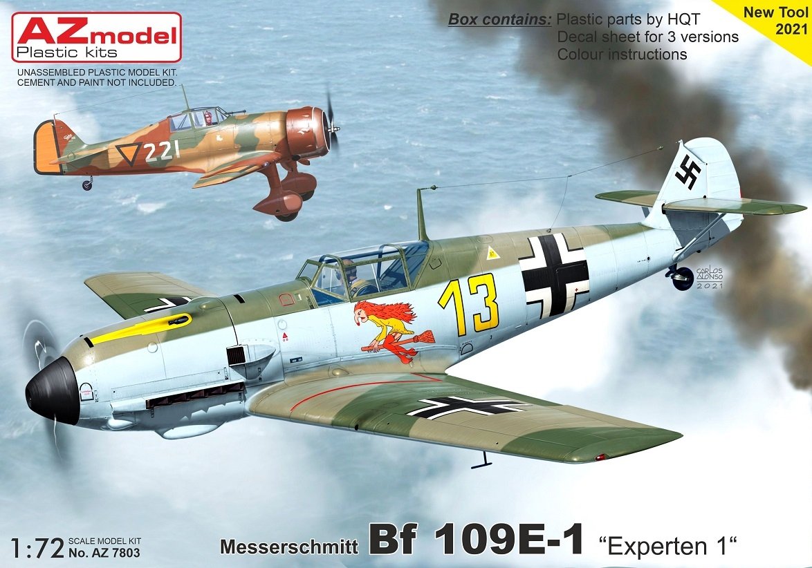 AZ Model AZ7803 Bf 109E-1 &amp;quot;Experten 1&amp;quot; 1/72