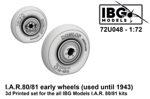 IBG 72U048 IAR 80/81 Early Wheels (used until 1943) 1/72