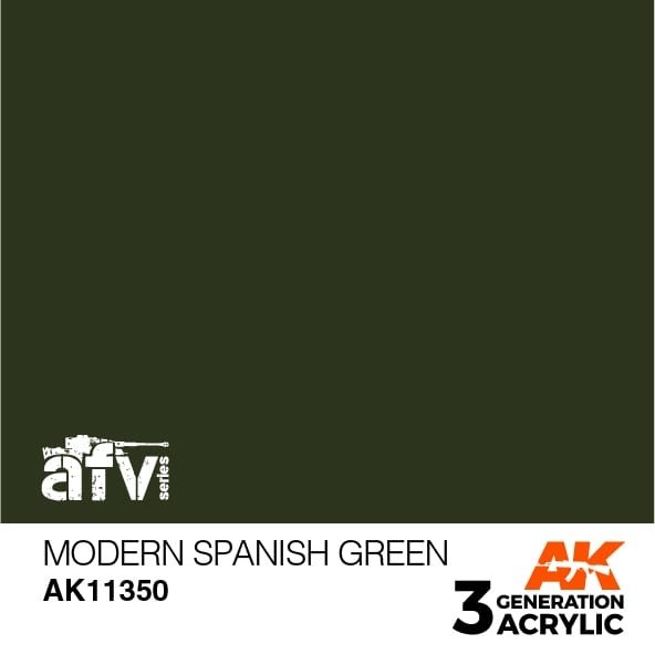 AK Interactive AK11350 Vert espagnol moderne 17 ml