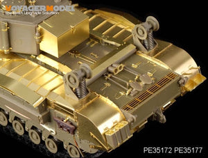 Maquette Voyager PE35177 Churchill Mk.III AVRE britannique de la Seconde Guerre mondiale pour AFV CLUB 35167 1/35 – image 8