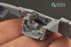 Quinta Studio QD72037 Bf 109 G-6 3D-Printed &amp;amp; colored Interior on decal paper (Tamiya) 1/72 – Bild 8