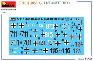 MiniArt 72110 StuG III Ausf. G Last Alkett Prod 1/72 – image 2