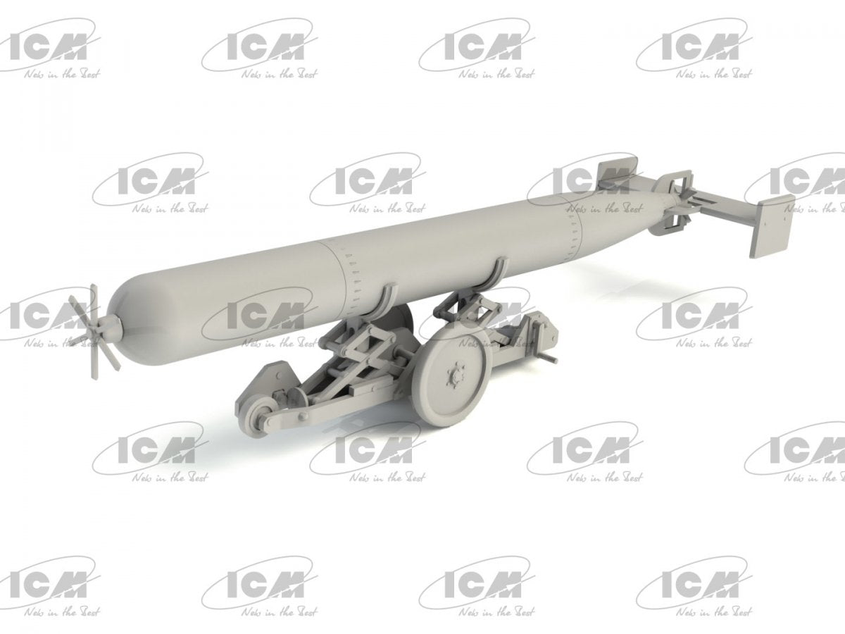 ICM 48405 WWII British Torpedo Trailer 1/48 – obrázek 2