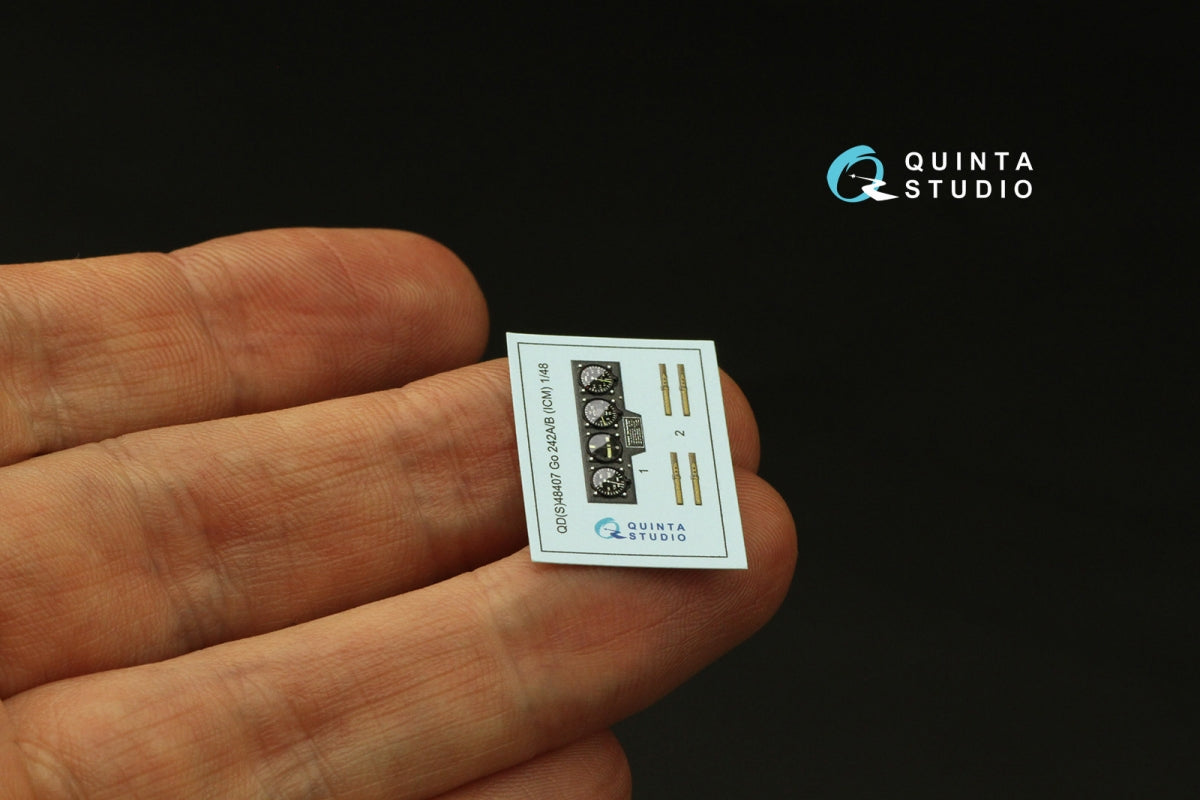Quinta Studio QDS-48407 Go 242A-B 3D-Printed colored Interior on decal paper (ICM) (Small version) 1/48 – image 3