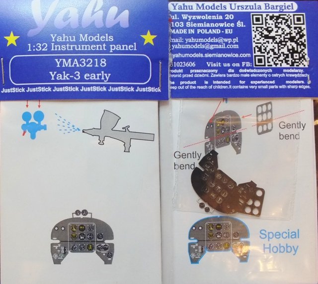 Yahu YMA3218 Yak-3 (Special Hobby) 1/32