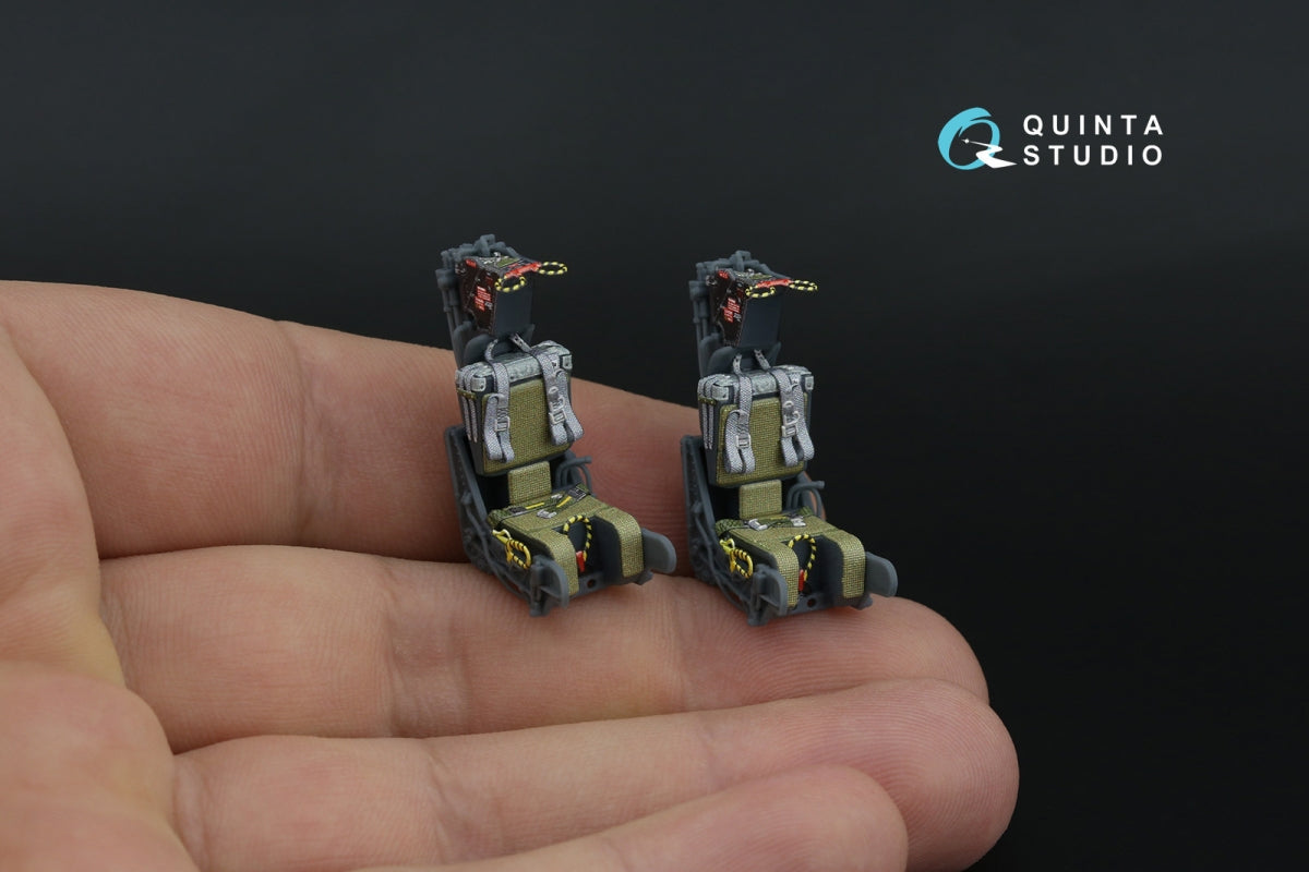 Quinta Studio QR+48094 GRU-7A late, 2 ejection seats for F-14 A/F-14B (Hasegawa, GWH) 1/48 – immagine 5