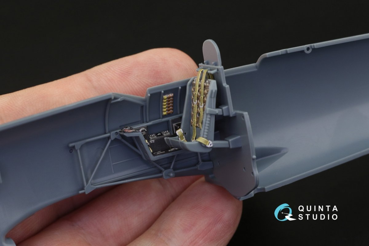 Quinta Studio QD48191 Tempest Mk.V 3D-Printed &amp;amp; colored Interior on decal paper (Eduard) 1/48 – image 4