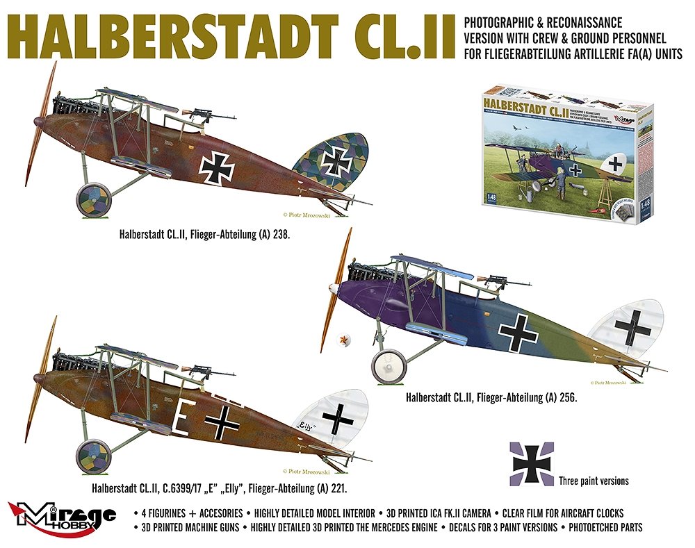 Mirage Hobby 480005 Halberstadt CL.II 1/48 – image 6