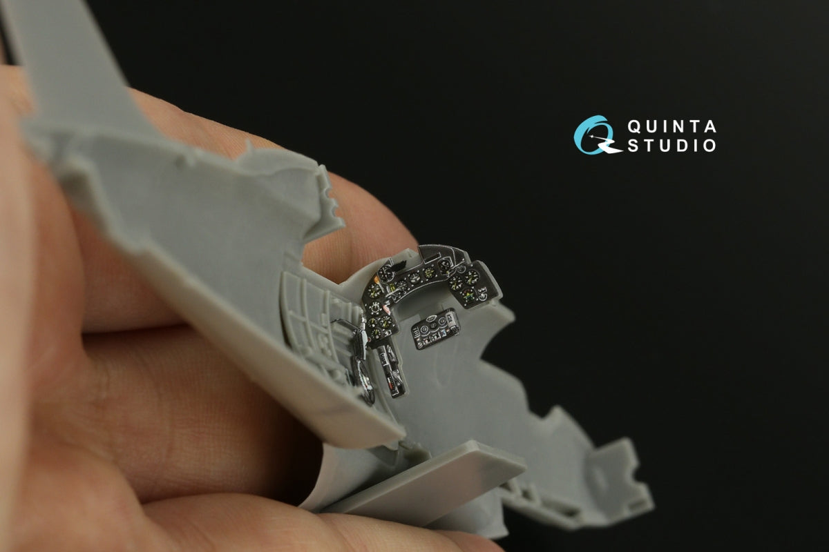 Quinta Studio QDS-48389 Macchi C.202 Folgore Early 3D-Printed &amp;amp; coloured Interior on decal paper (Hasegawa/Eduard) (Small version) 1/48 – zdjęcie 3